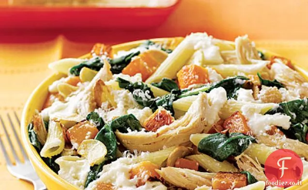 Penne con Zucca e Pollo