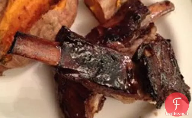 Costine di Agnello con Miele e Vino