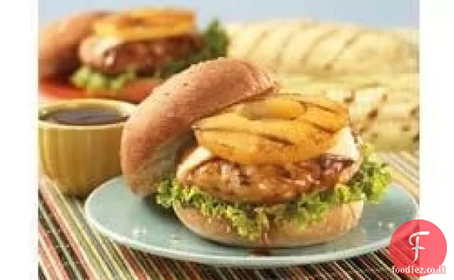 Hamburger di tacchino all'ananas Teriyaki