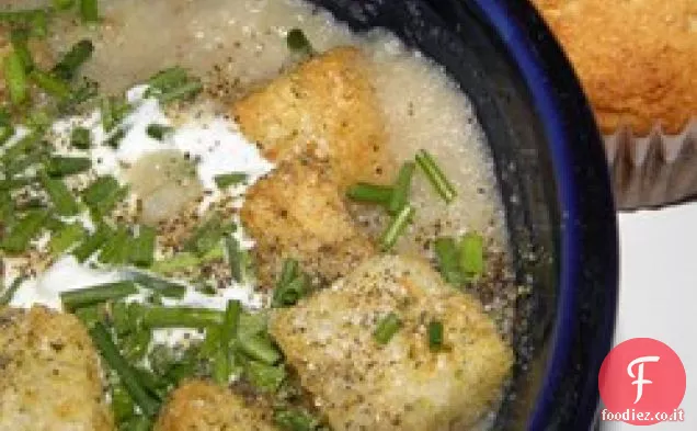 Zuppa di cavolfiore arrosto di Amy Rose