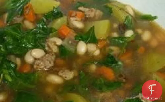 Cavolo salato, Fagioli Cannellini e zuppa di patate