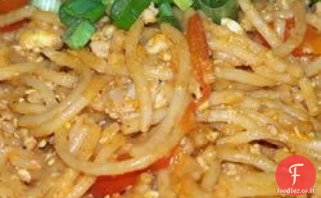 Pasta di stile cinese malese
