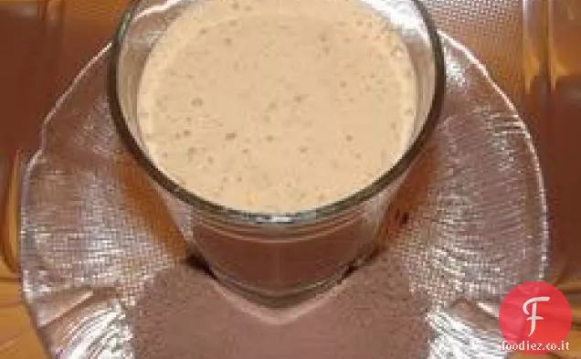 Frullato di banana al cioccolato