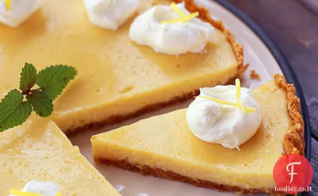 Crostata alla crema di limone e lime