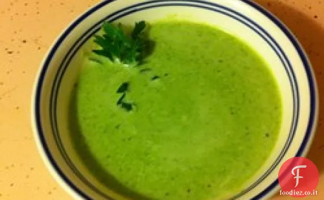Zuppa di velluto verde