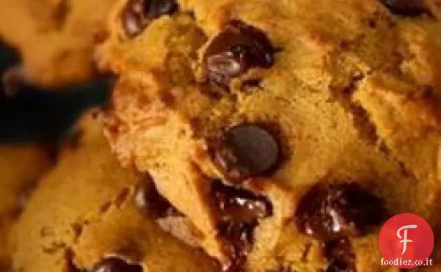 Biscotti al cioccolato alla zucca