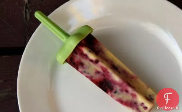 Ghiaccioli di mais dolce e more