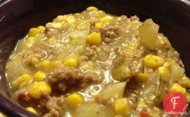 Zuppa di mais Hamburger