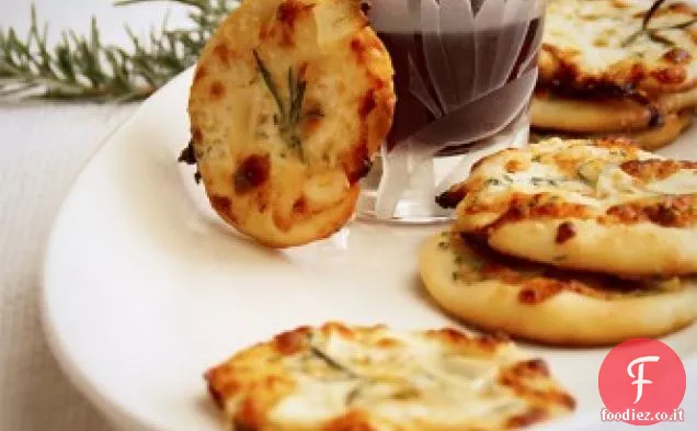 Pizzette all'aglio e rosmarino