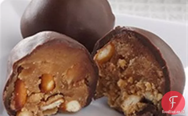Burro di arachidi-Pretzel Bonbons