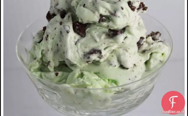 Gelato al cioccolato alla menta preferito