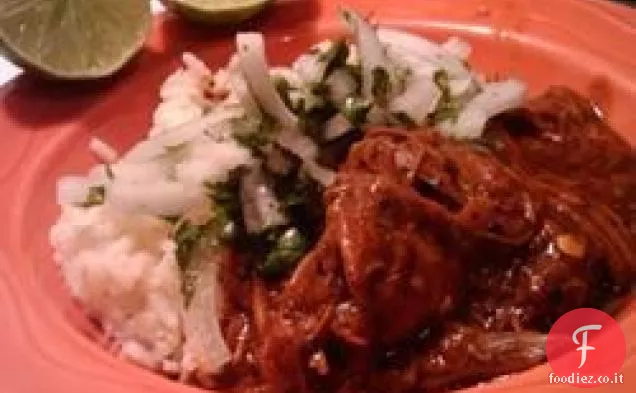 Talpa di pollo con quattro Chiles