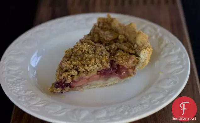 Joe's Awesome Pear Apple Cranberry Pie con Gingersnap Topping