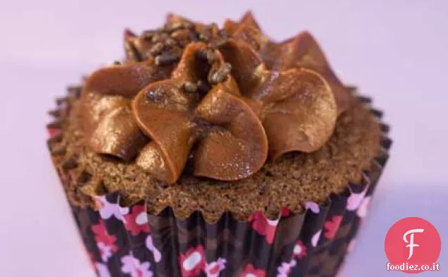 Cupcakes di velluto al cioccolato