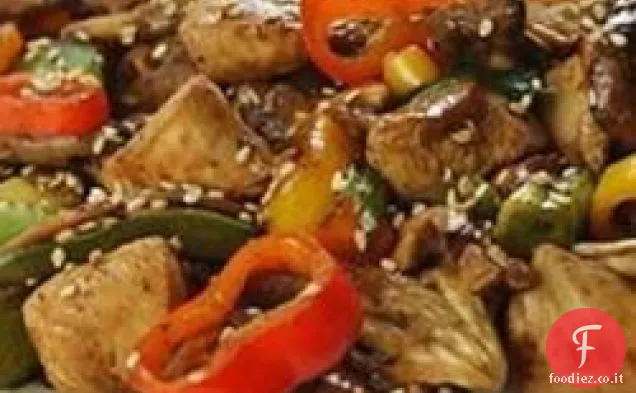 Pollo al sesamo