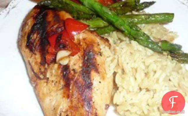 Pollo al limone alla griglia