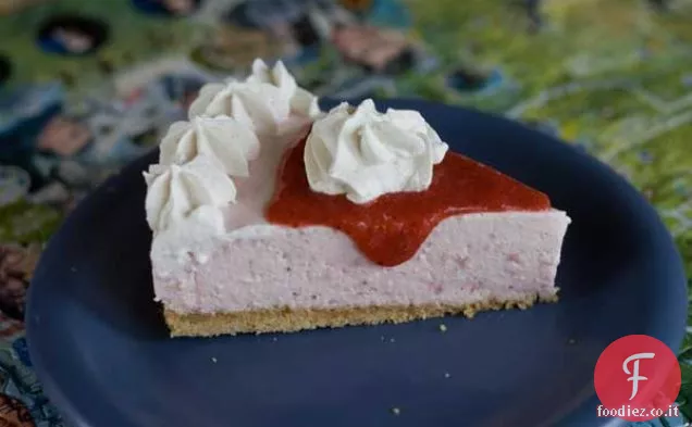 Cheesecake alla fragola liscio