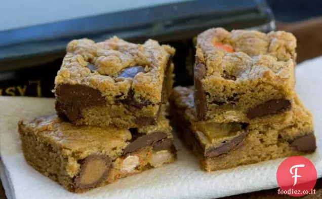 Burro di arachidi Candy Bar Blondies