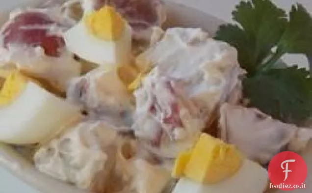 Un'insalata di patate rosse aggiornata
