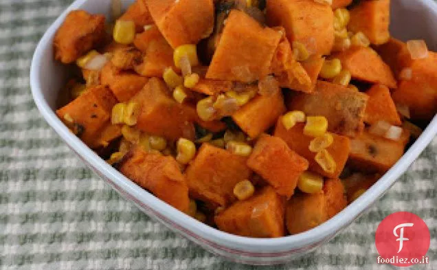 Medley di patate dolci e mais Crockpot sud-occidentale