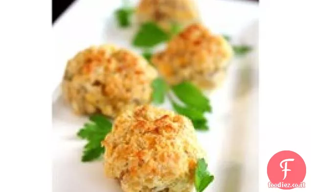 Antipasto di polpette di salsiccia al parmigiano e Prezzemolo