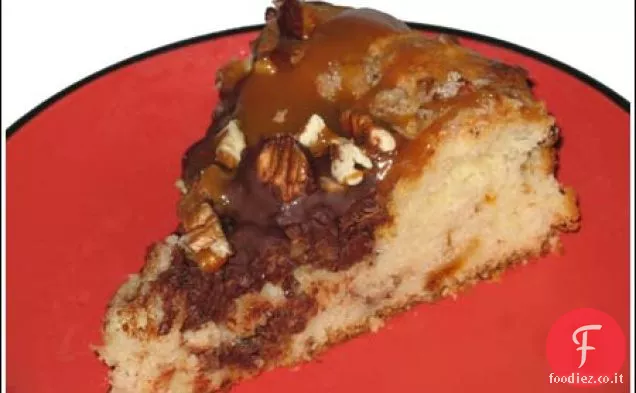 Caramello al cioccolato Streusel Torta di caffè