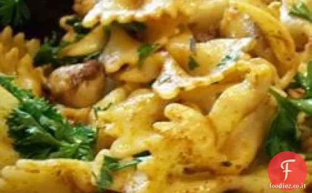 Gamberi creoli e Pasta Meuniere
