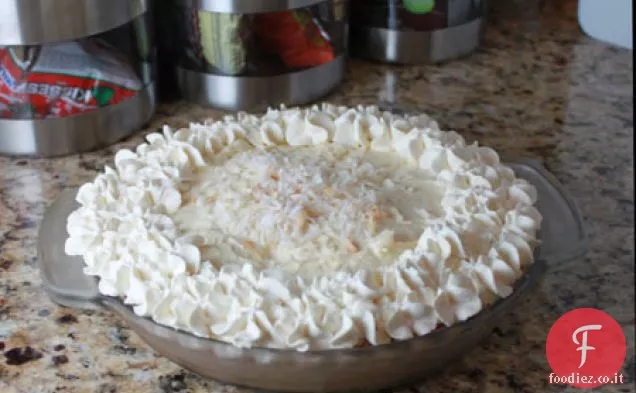 Torta di cocco al cioccolato bianco
