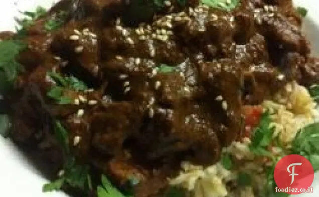 Mole di pollo fornello lento