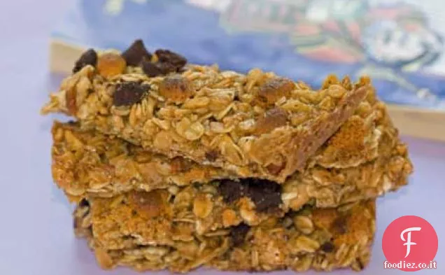 Chips di cioccolato e burro Barrette di muesli