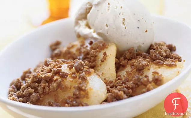 Gingersnap-e-Pera Crumble