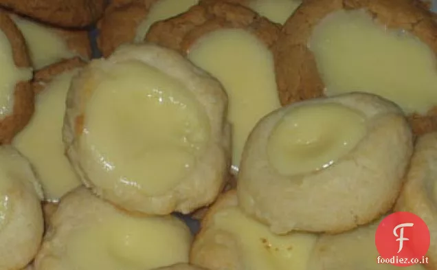 Cheesecake riempito Thumbprint Cookies