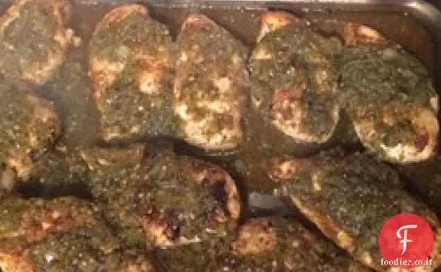 Sano pollo messicano cuocere