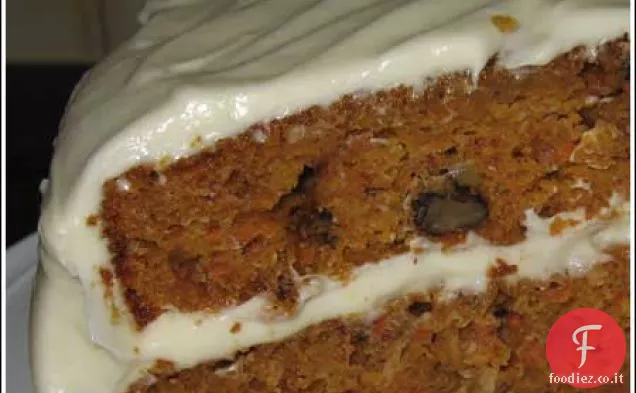Torta di carote di zucca