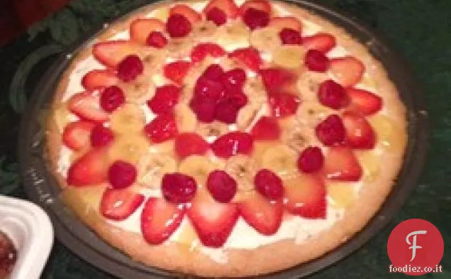 Pizza alla frutta ancora meglio
