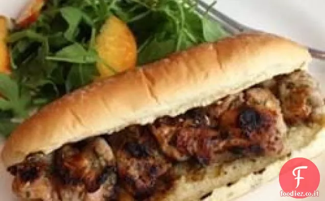 Spiedini di pollo alla griglia