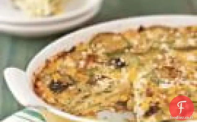 Torta di Zucchine e Mais con Crema di Coriandolo-lime