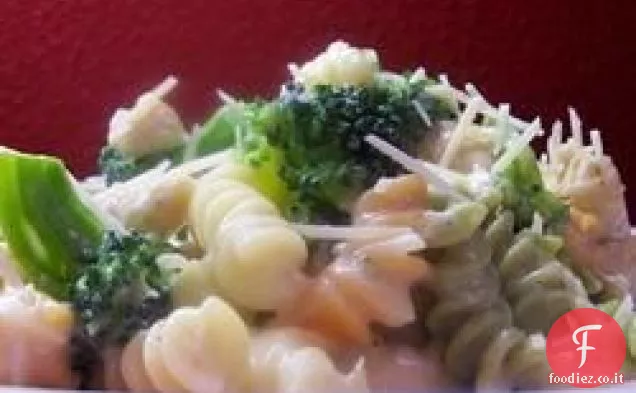 Broccoli Pollo Fettuccine Alfredo