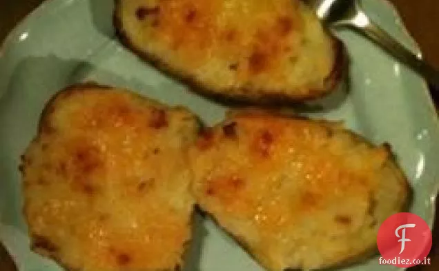 Patate al formaggio due volte al forno