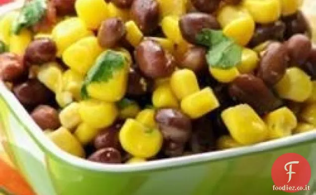Insalata di mais e fagioli neri