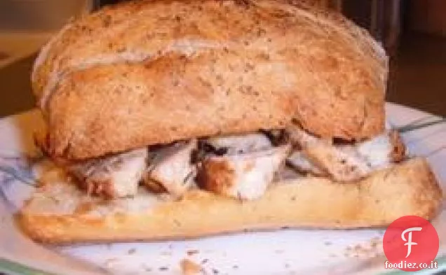 Panino di pollo gourmet