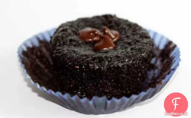 Muffin di farina d'avena al cioccolato fondente