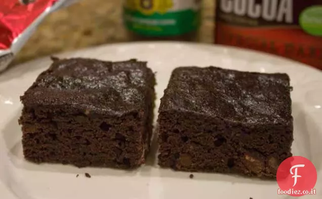 Brownies a basso contenuto di grassi