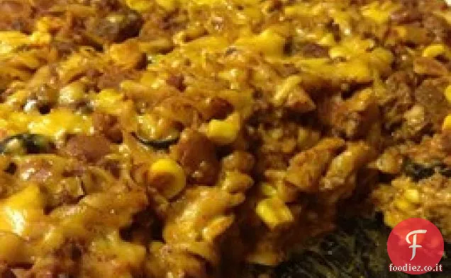 Gettare insieme casseruola messicano