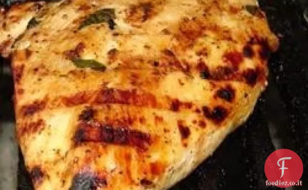 Pollo al rosmarino all'arancia