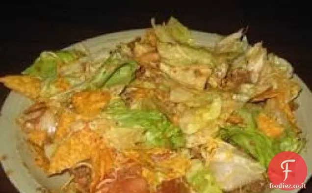 Insalata di taco disordinata