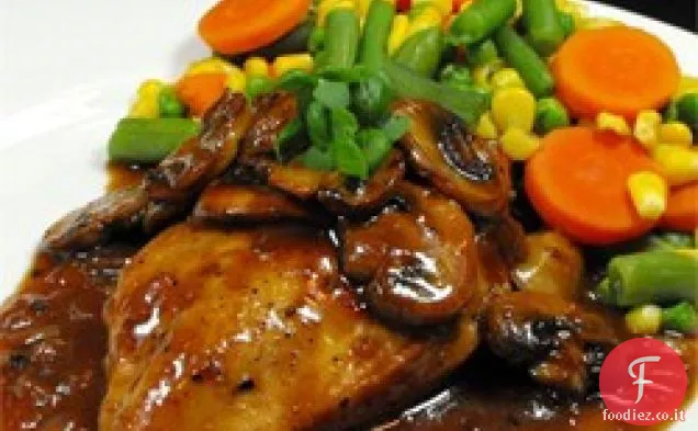 Un piatto di pollo Bourbon