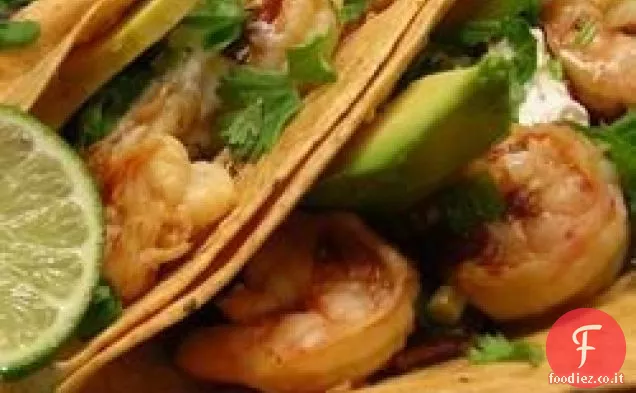 Tacos di gamberetti di Chipotle