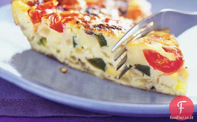 Funghi, Pepe e Fontina Frittata