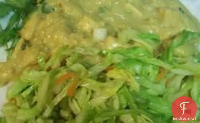 Pollo al curry verde tailandese
